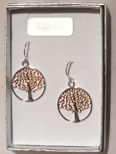 SILVER AND ROSE GOLD TREE OF LIFE