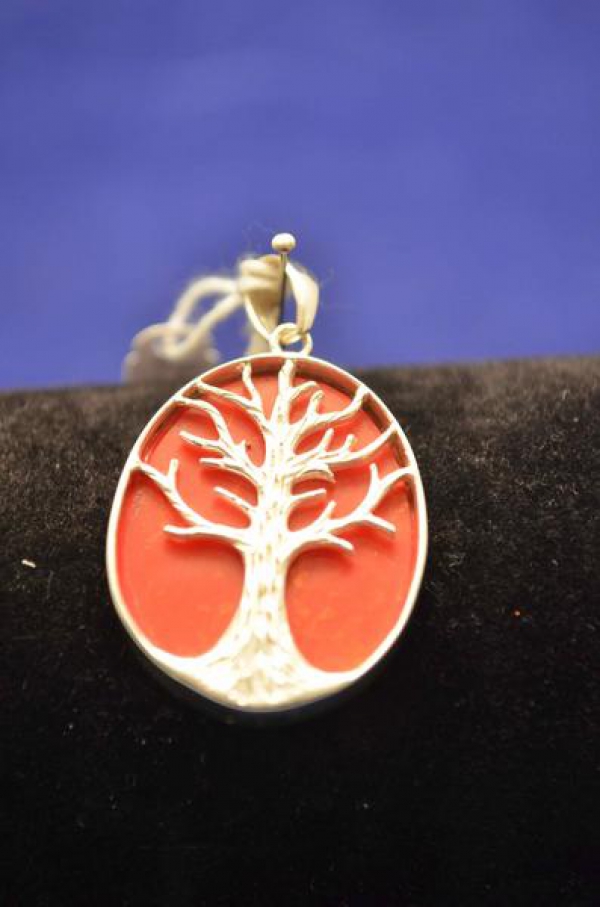 RED TREE OF LIFE PENDANT